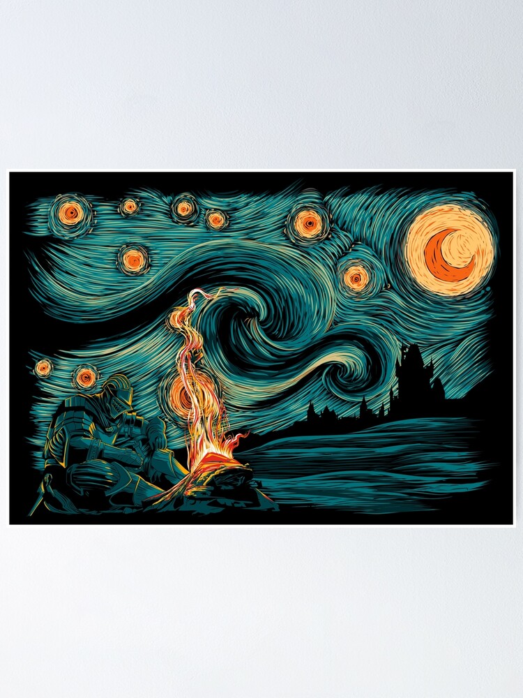 Alternate view of Starry Souls Poster