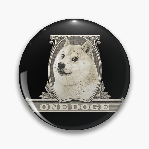 Item preview, Doge To A Dollar Challenge, Dogecoin To The Moon designed and sold by SoloTravelerSt.