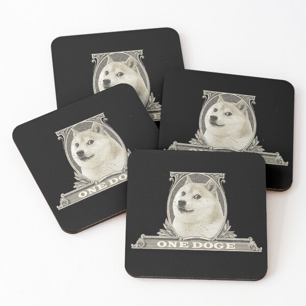 Item preview, Doge To A Dollar Challenge, Dogecoin To The Moon designed and sold by SoloTravelerSt.