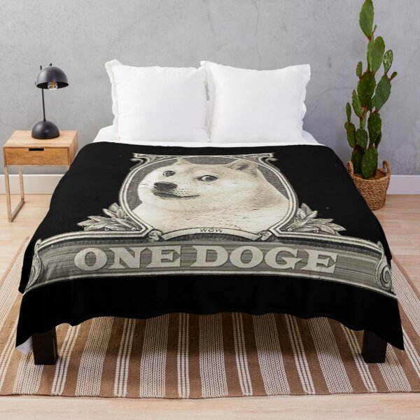 Item preview, Doge To A Dollar Challenge, Dogecoin To The Moon designed and sold by SoloTravelerSt.