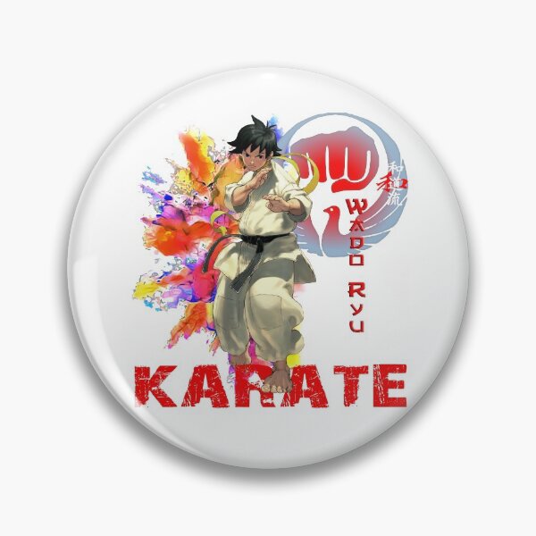 Item preview, Wado Ryu Young Karate Guy - Martial Arts Design designed and sold by Zanshin-Art.