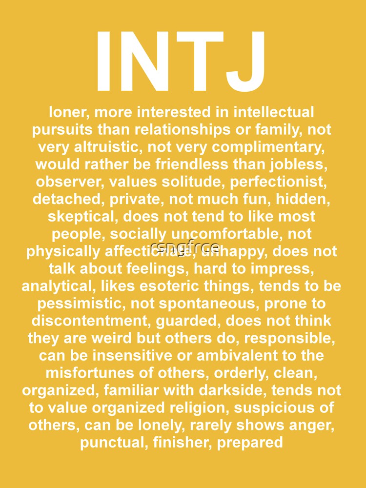 INTJ Personality Traits: The Mastermind Explained : 네이버 블로그