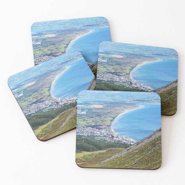 Item preview, Aerial view of Newcastle, town in Northern Ireland designed and sold by NavorolArt.