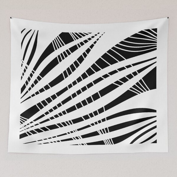 Item preview, Abstract pattern - black and white. designed and sold by K.S ART.