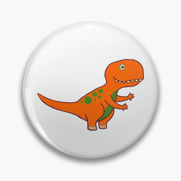 Artikelvorschau, Orange Dino entworfen und verkauft von Roisin678.