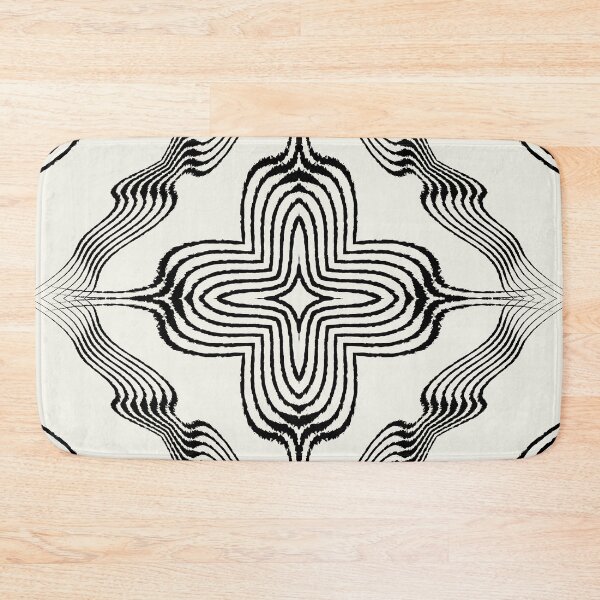 Item preview, Black and White Geometric Pattern No.33 designed and sold by venella.