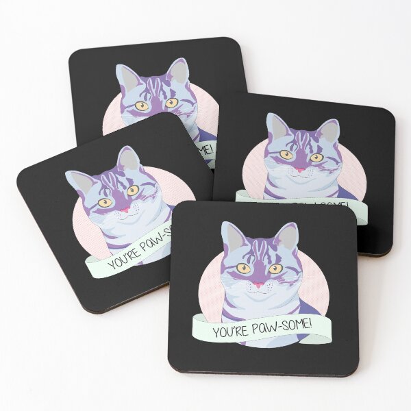 Item preview, Smiling Cat - You're Pawsome designed and sold by Lady Grim.