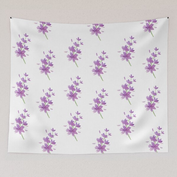 Item preview, Purple floral pattern  designed and sold by Maanya-Tees.