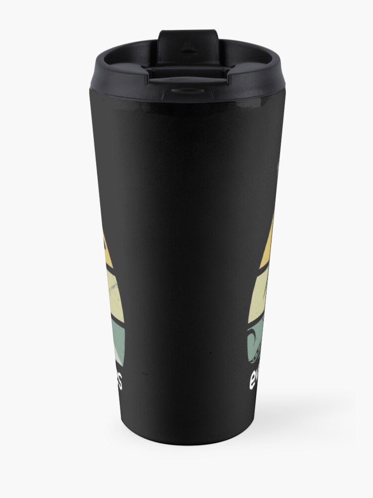 Alternate view of Retro UFO Bigfoot and Kraken Nessie Believe in yourselfe Travel Mug