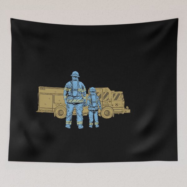 Item preview, Fireman father and son designed and sold by JuiceDesign.