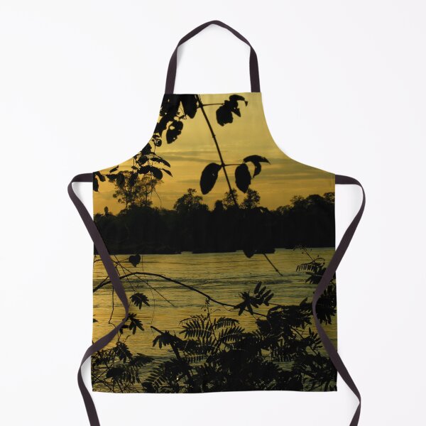Item preview, Sunset Nigthfall Mekong River Tropical Jungle designed and sold by worldways.