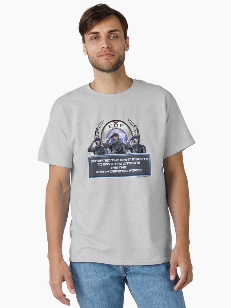 Earth Defense Force I am the Earth Defense Force EDF Classic T-Shirt