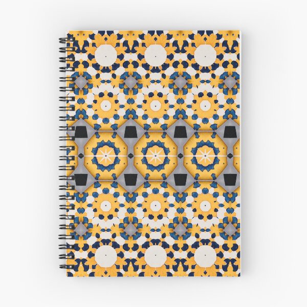 Item preview, Mirror design with blue and yellow flowers designed and sold by JohnyDas.