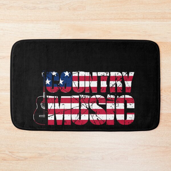 Item preview, Country Music USA Retro Vintage Guitar designed and sold by busydesign.