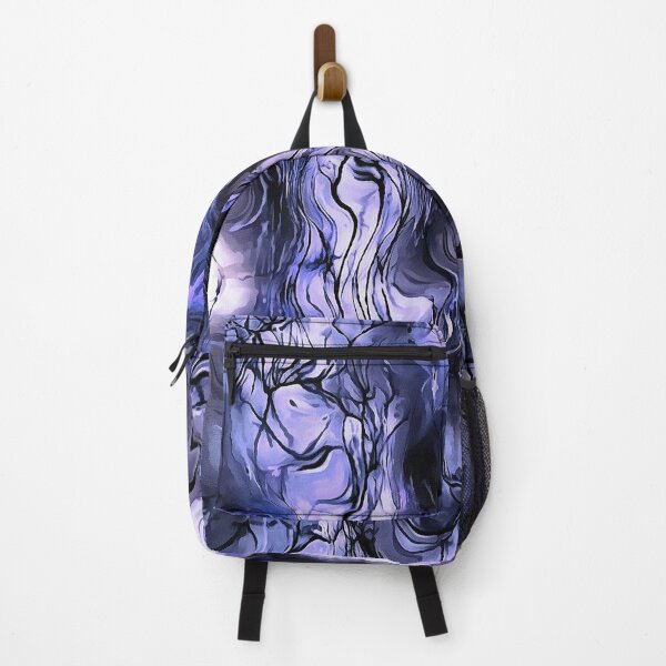 Item preview, Nervous Energy Grungy Abstract Art In Inkwell Blue and White designed and sold by taiche.
