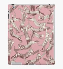 cat party pink iPad Case/Skin