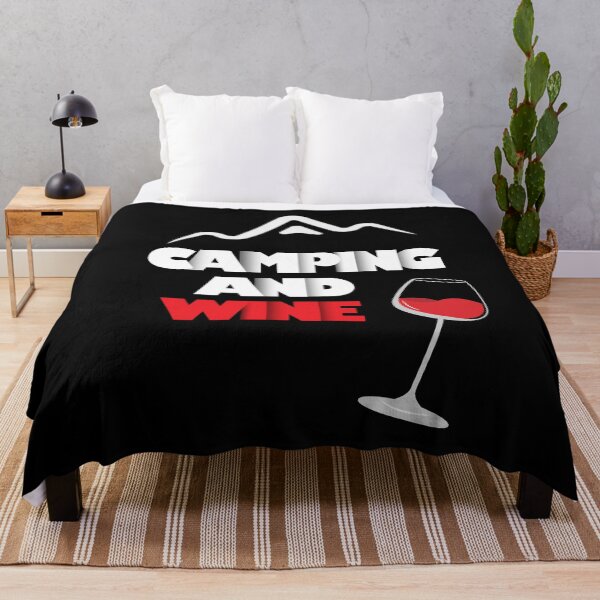 Item preview, Camping And Wine designed and sold by VikiQuick.