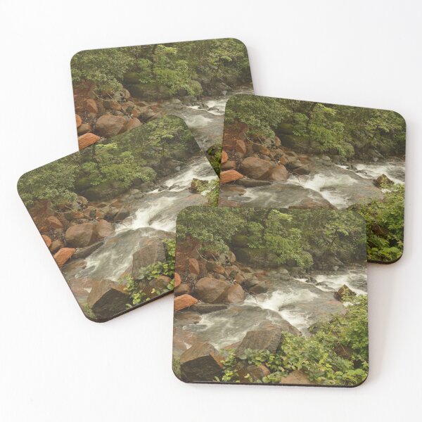 Item preview, Beautiful and Calm Free Flowing River with rocks in the forest designed and sold by crazymessygirl.