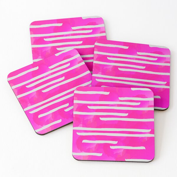 Item preview, Irregular Stripes Pink Background designed and sold by Promedia.