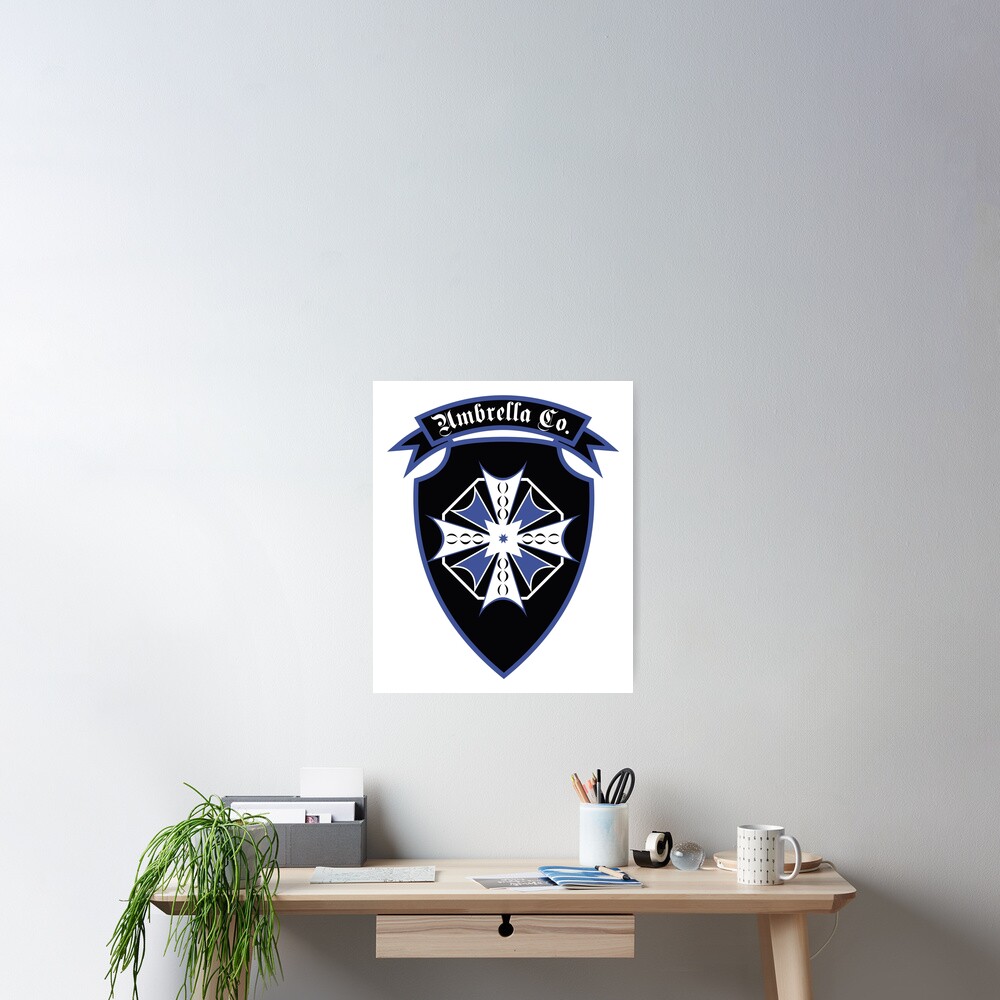 "Blue Umbrella Corporation Logo" Poster for Sale by PCB1981 Redbubble