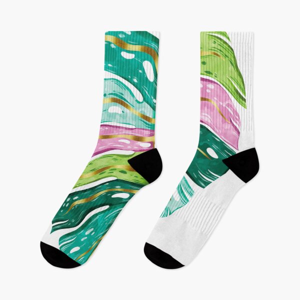 Item preview, watercolor monstera leaves, colorful leaves, tropical plant, tropical leaves, monstera deliciosa, watercolor botanical, plant lady gift designed and sold by Anaïs Illustration.