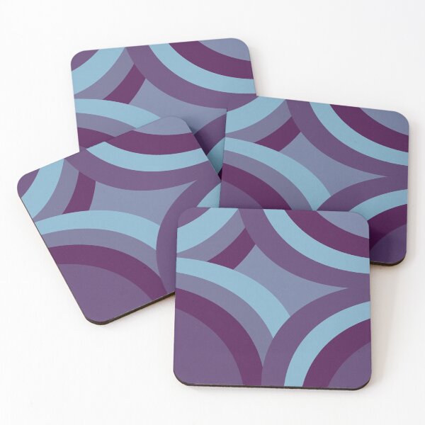 Item preview, Retro Pattern in Violet and Blue Design 551 designed and sold by Artnigel.