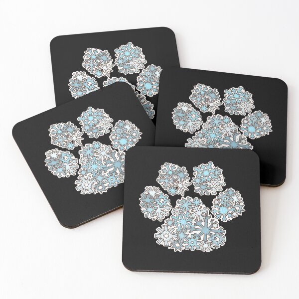 Item preview, Winter Snowflake Dog Paw designed and sold by doodella.