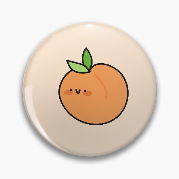 Item preview, peach love pun  designed and sold by TeaBag114.