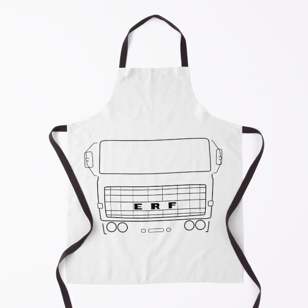 Item preview, Vintage 1970s ERF B Series lorry black outline graphic designed and sold by soitwouldseem.
