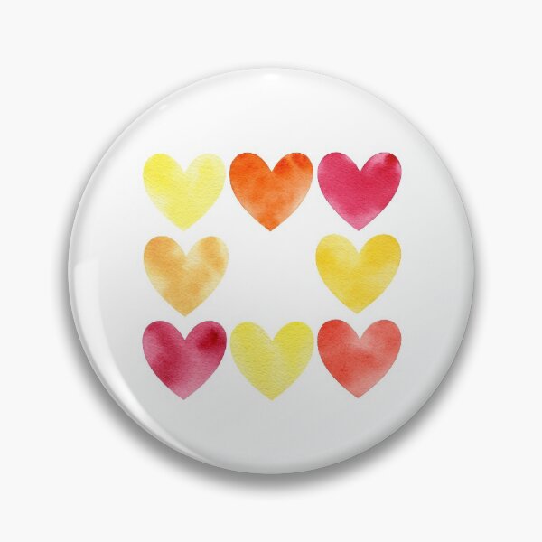 Item preview, Yellow, Orange & Red Hearts Valentine's Day designed and sold by VvdVenDesign.