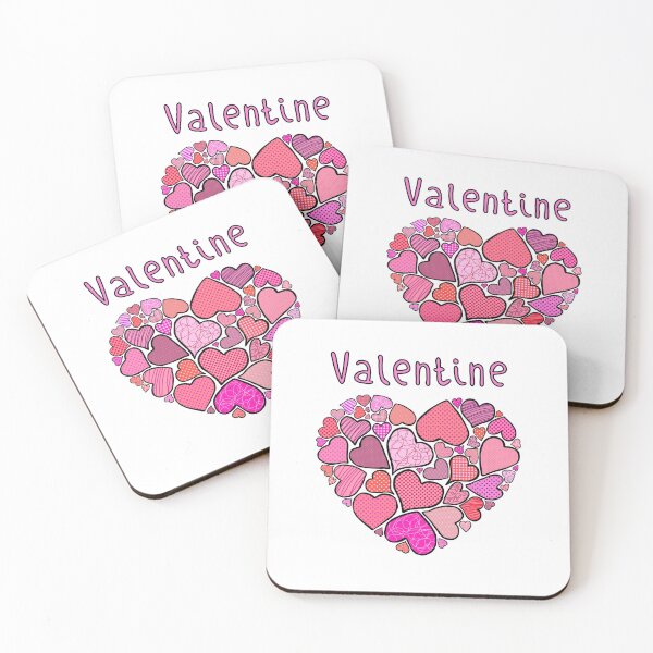 Item preview, Valentines Day Hearty Hearts Pink designed and sold by evastina.