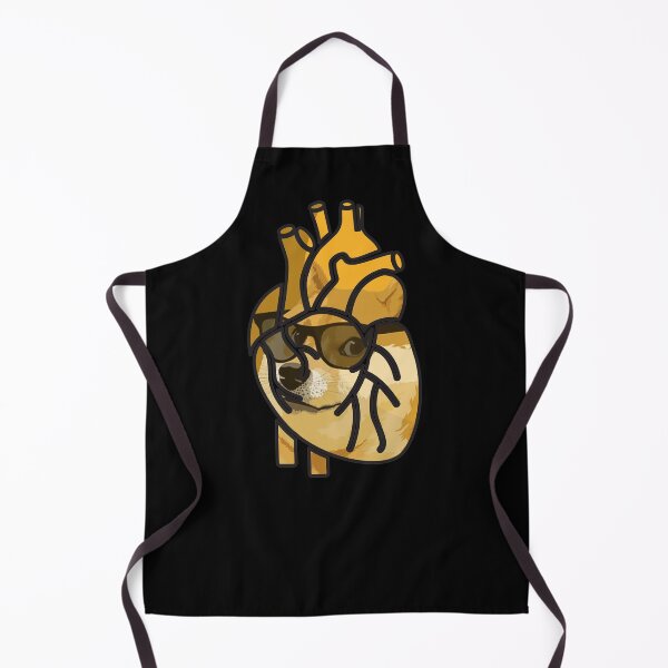 Item preview, My heart is beating for Dogecoin, Dogecoin To The Moon designed and sold by SoloTravelerSt.