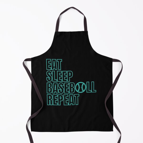 Item preview, Eat Sleep Baseball Repeat designed and sold by Rhu Creations.