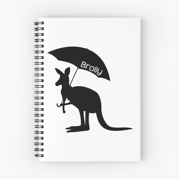 Item preview, Kangaroo with umbrella aussie slang brolly designed and sold by ZnDigitalPrints.