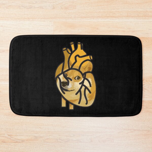 Item preview, My heart is beating for Dogecoin, Dogecoin To The Moon designed and sold by SoloTravelerSt.