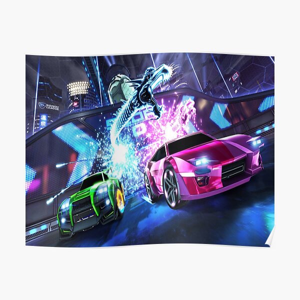Rocket Car Soccer Póster