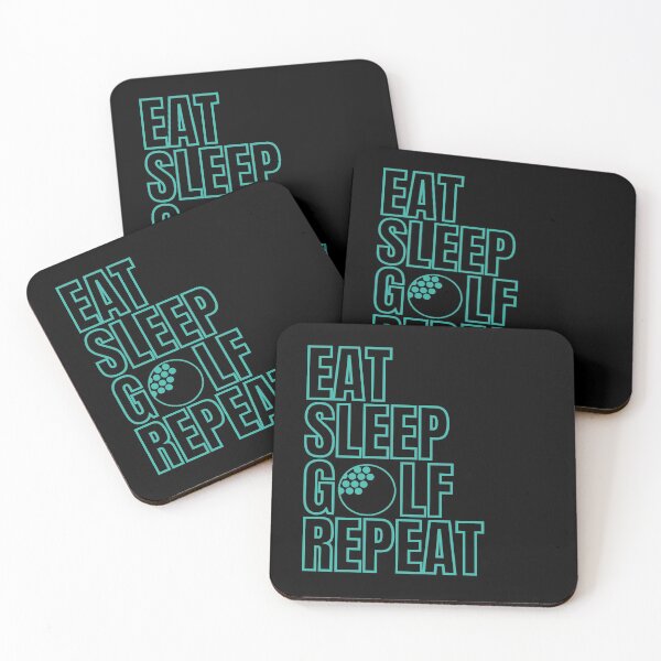 Item preview, Eat Sleep Golf Repeat designed and sold by Rhu Creations.