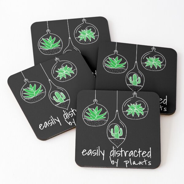 Item preview, Easily distracted by plants - Plant Humor - Plant lovers designed and sold by Nora's Designs and Graphics.