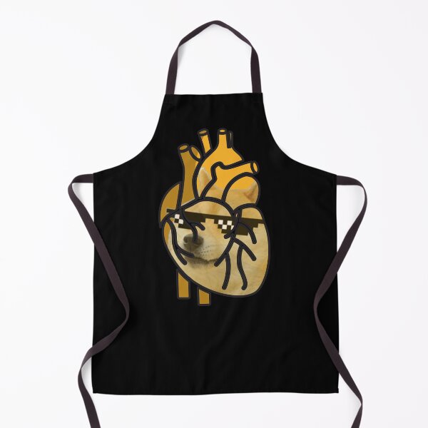 Item preview, My heart is beating for Dogecoin, Dogecoin To The Moon designed and sold by SoloTravelerSt.