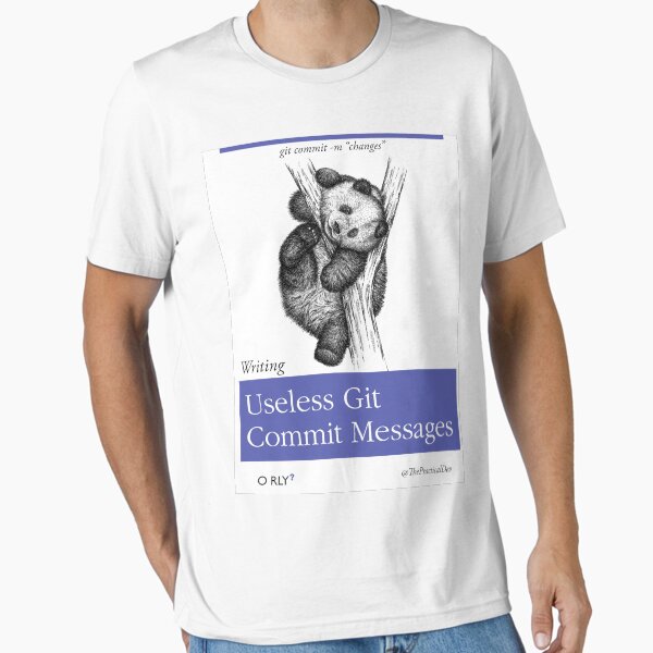 Item preview, Useless Git Commit Messages designed and sold by moondry.