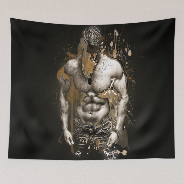Item preview, Hot Muscle Guy - Fan Art designed and sold by blockshop.