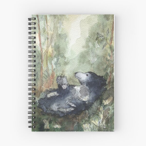 Item preview, Sloth bear watercolor designed and sold by Kuhtina.
