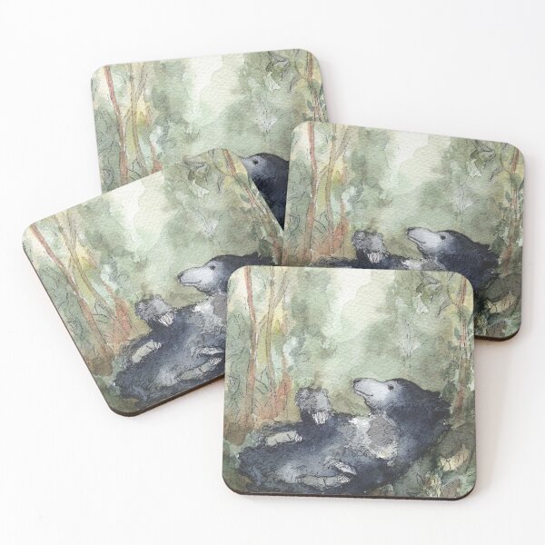 Item preview, Sloth bear watercolor designed and sold by Kuhtina.