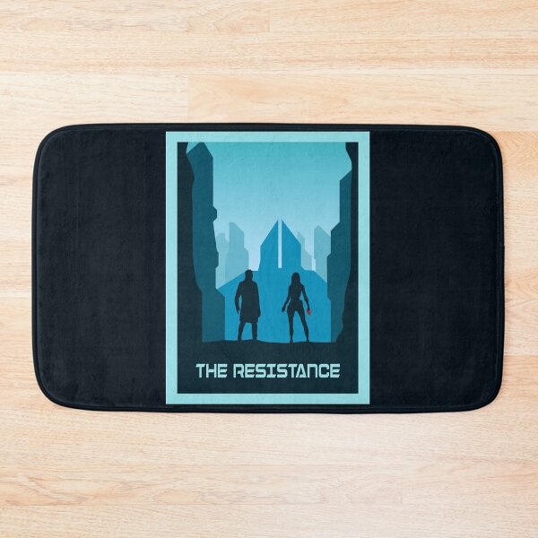 Item preview, The Resistance (Blue) - Board Games - Minimalist Travel Poster Style - Board Game Art designed and sold by MeepleDesign.