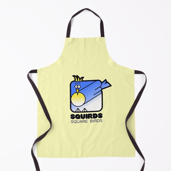 Item preview, Fun Graphic Square Bird Blue Jay Squirds Yellow designed and sold by Quooki.