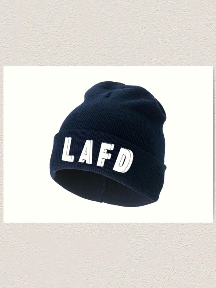 lafd beanie blue quackity