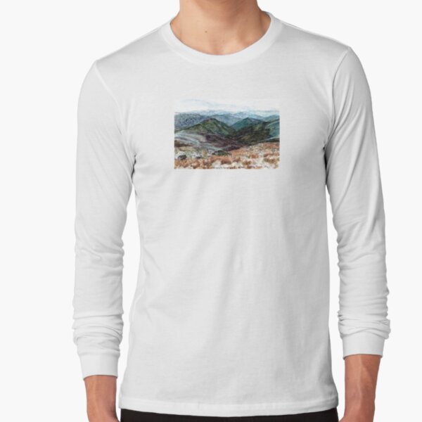 Australian Scene - Dannys Lookout - Great Alpine Road, Vic, Aus Long Sleeve T-Shirt