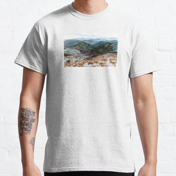 Australian Scene - Dannys Lookout - Great Alpine Road, Vic, Aus Classic T-Shirt