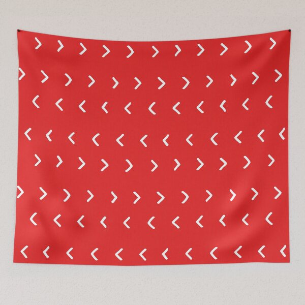 Item preview, Mud Cloth Arrowheads // Red designed and sold by The Wellington Boot.