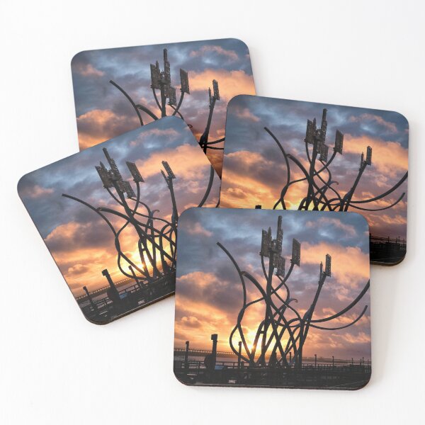 Item preview, The Spirit of the Staithes at sunrise designed and sold by Violaman.